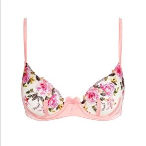 For Love and Lemons Blushing Rose Bra